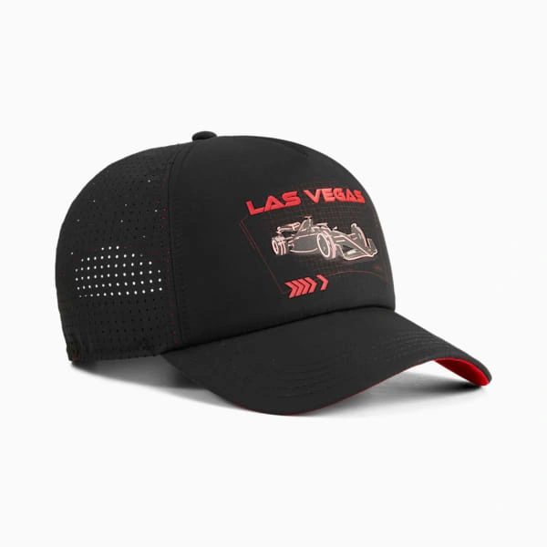 F1® Las Vegas: Cappello Trucker PUMA, Las Vegas chiama, la tua passione accelera! Un'icona in pista, ora sulla tua testa!