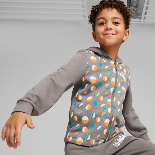 Maglia felpata PUMA per bambini: estate, stile, divertimento – l'ideale per ogni avventura!